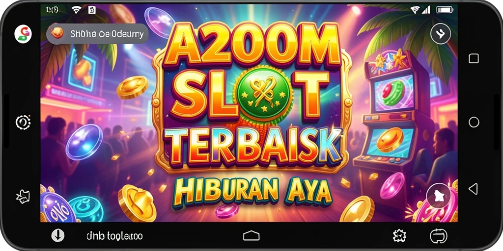 Tampilan gameplay A200M dengan grafis slot yang menarik.