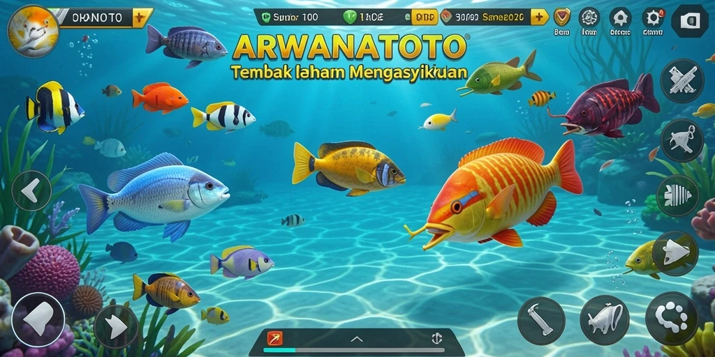 Tampilan gameplay ARWANATOTO yang seru dan menawan.