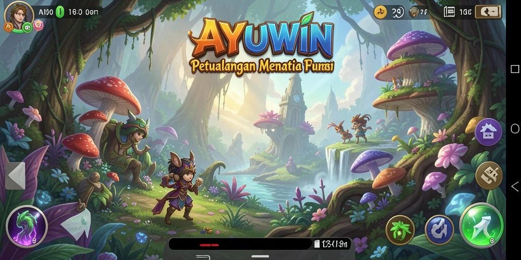 Tangkapan layar gameplay AYUWIN yang menarik dan penuh petualangan.