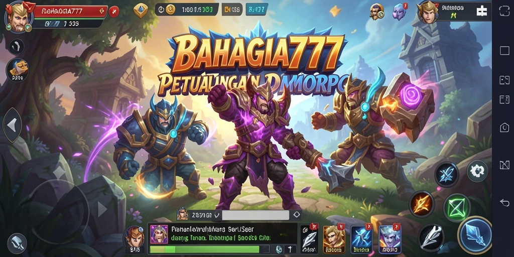 Tampilan gameplay seru dari BAHAGIA777 dengan grafis memukau.