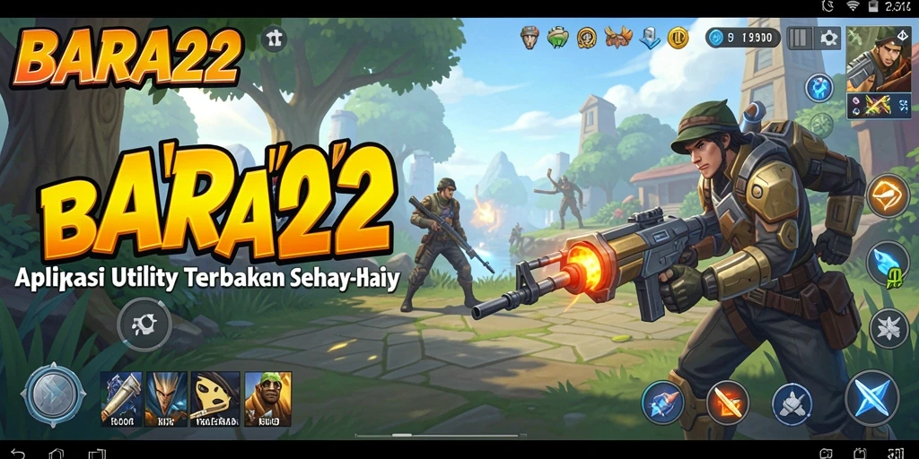 Tampilan antarmuka utama BARA22 yang sederhana dan mudah digunakan.