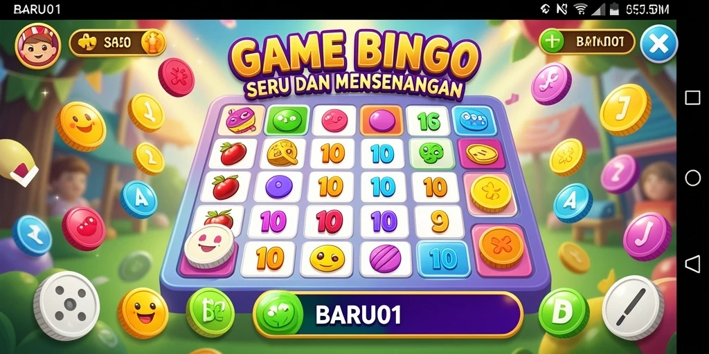 Tampilan gameplay seru game Bingo BARU01.