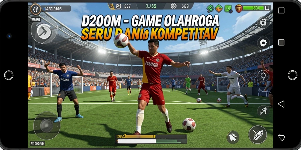 Tampilan gameplay D200M yang menarik dan dinamis.