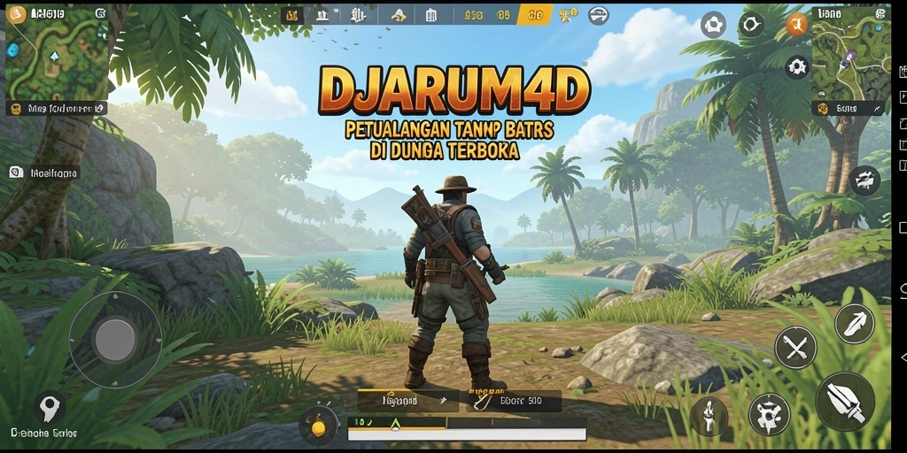 Tampilan gameplay DJARUM4D yang menakjubkan dalam dunia terbuka.