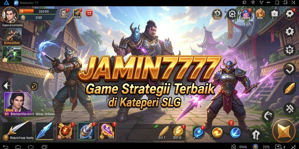 Tampilan utama gameplay JAMIN777 yang mendebarkan dan penuh strategi.