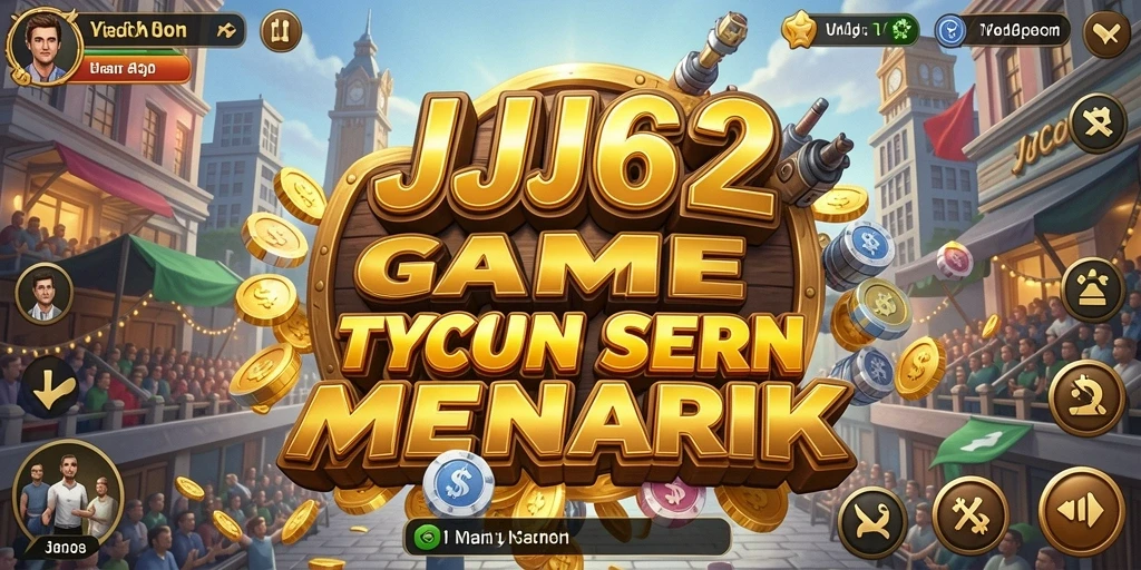 Tampilan gameplay JJ62 yang mengasyikkan dengan elemen Tycoon.
