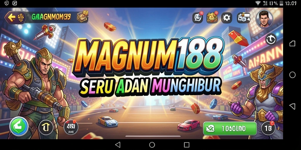 Tampilan gameplay yang menegangkan dan seru di MAGNUM188.