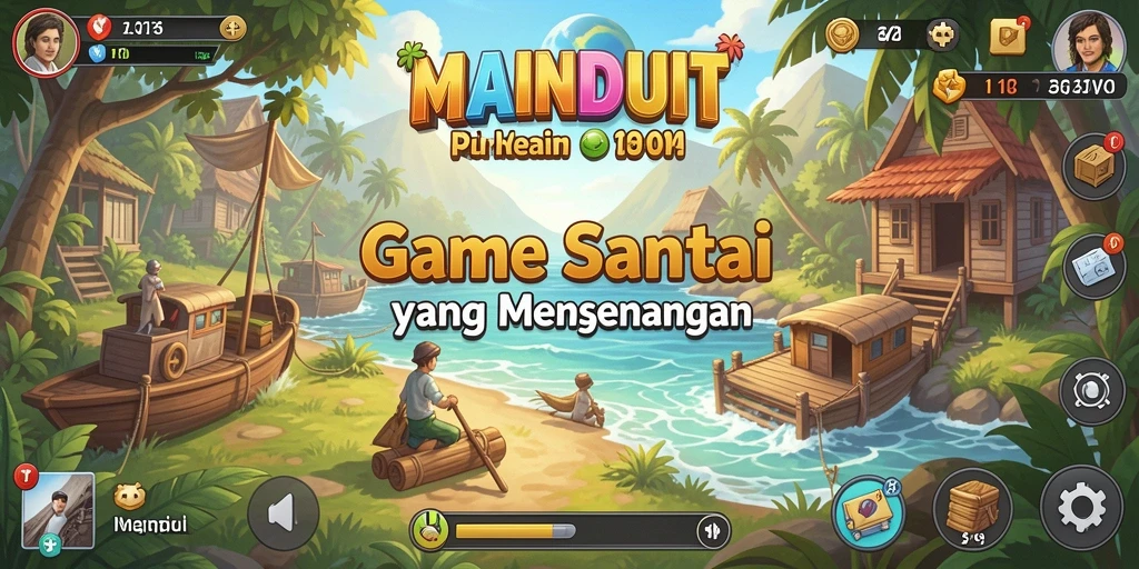 Screenshot utama MAINDUIT menunjukkan keseruan gameplay Casual.