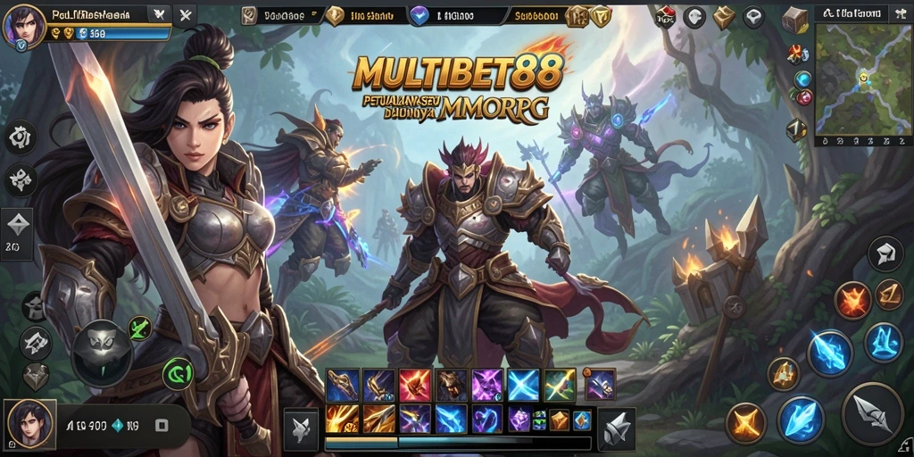 Gameplay MULTIBET88 yang mengasyikkan dalam dunia MMORPG.