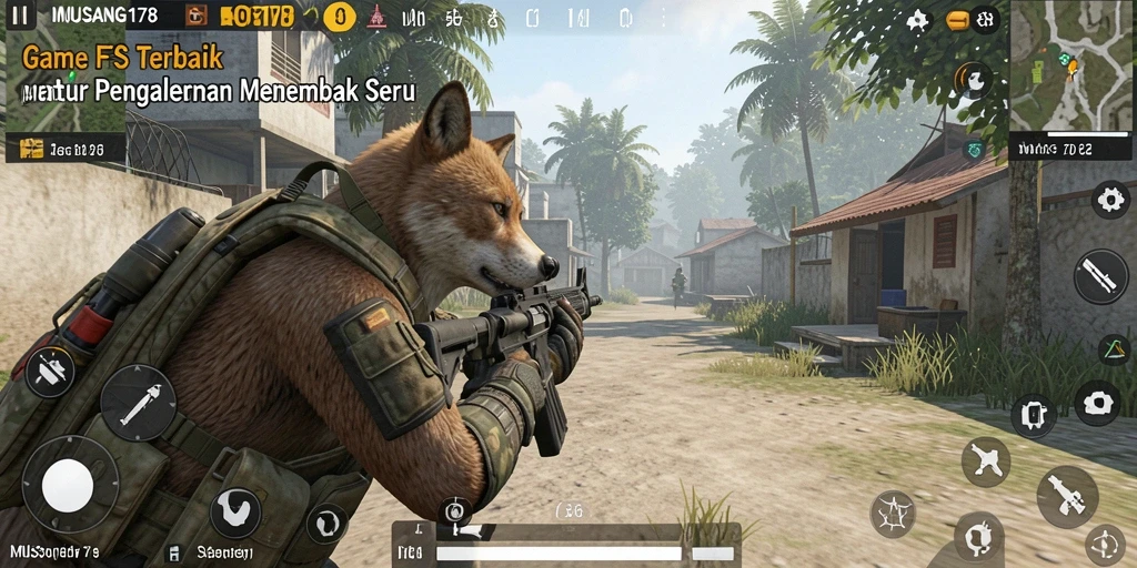 Tampilan seru gameplay MUSANG178 dengan aksi tembak-menembak yang mendebarkan.