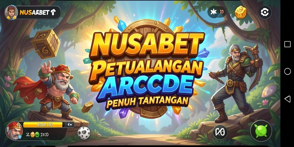 Screenshot gameplay NUSABET yang menampilkan aksi seru di dunia Arcade.