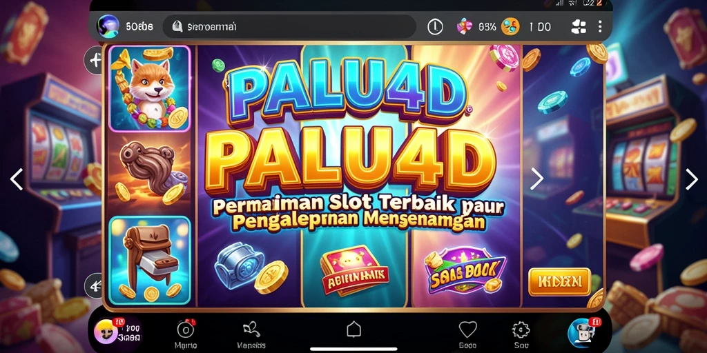 Screenshot gameplay PALU4D menampilkan suasana permainan Slot yang menarik.