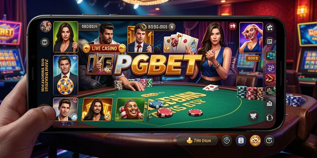 Tampilan gameplay mendebarkan di PGBET Live Casino.