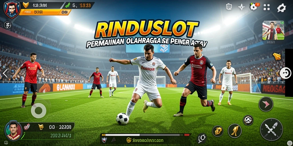 Tangkapan layar gameplay RINDUSLOT yang menampilkan keseruan permainan olahraga.