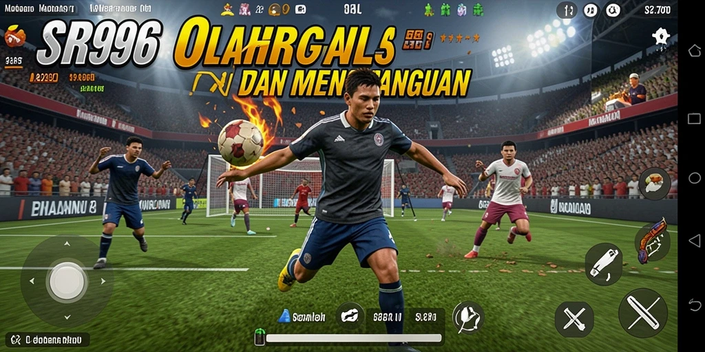 Tampilan gameplay SR996 menampilkan aksi olahraga yang intens dan seru.