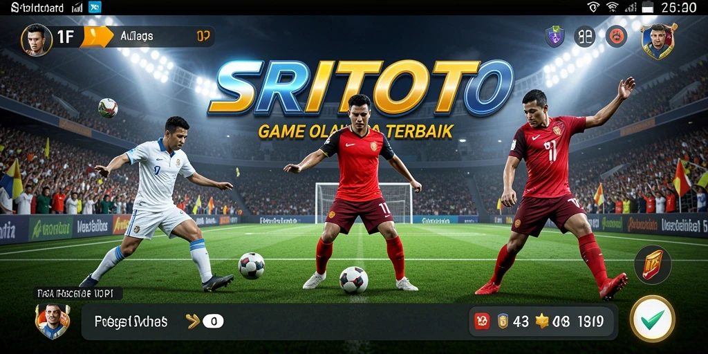 Tampilan gameplay seru di SRITOTO dengan aksi olahraga yang intens.