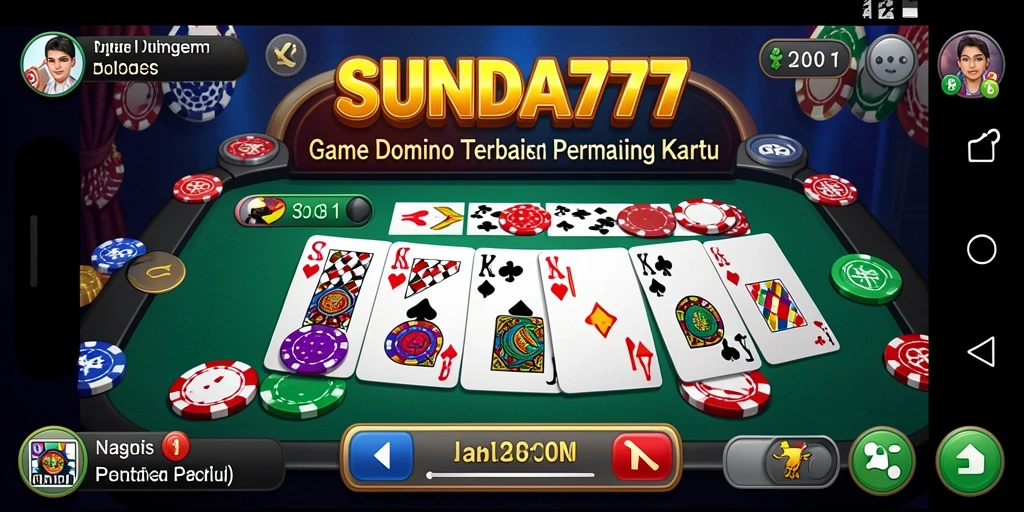 Tampilan gameplay SUNDA777 yang seru dan interaktif dalam permainan domino.